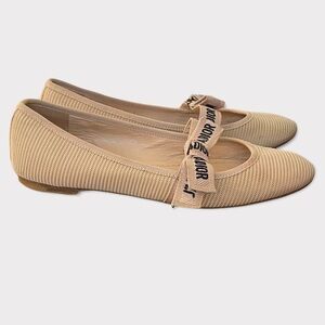 Christian Dior J'Adior  Miss J ballerina flats  shoe Excellent condition